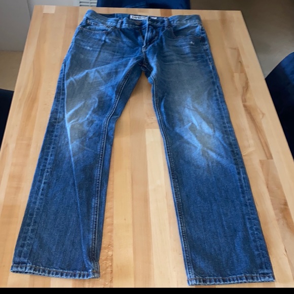 Express Jeans Mens Slim Fit Straight Leg Express Jeans 330 Smoke